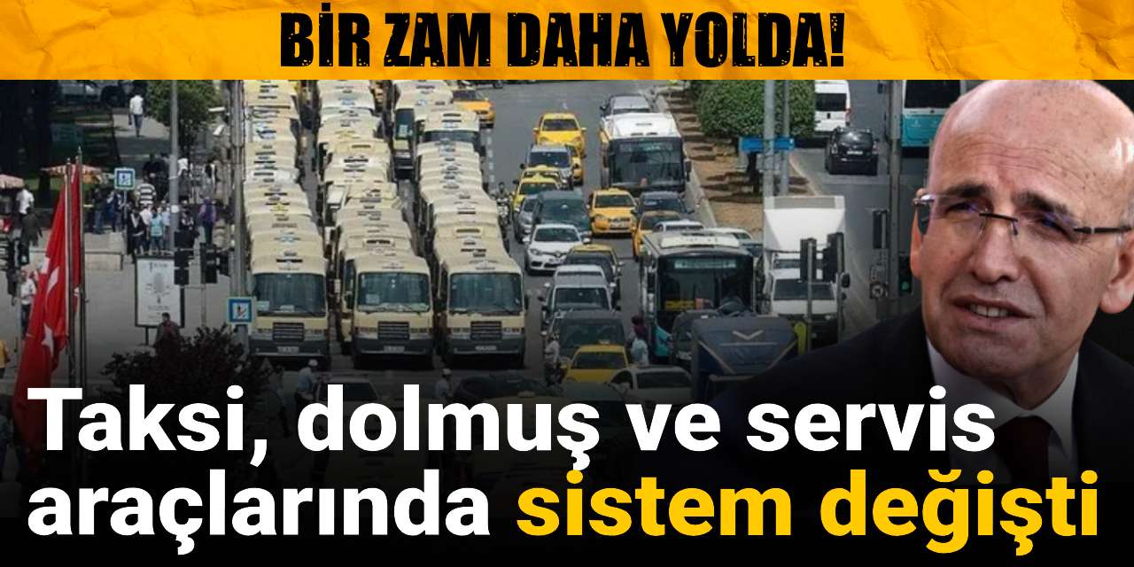 bir zam daha yolda taksi dolmus ve servis araclarinda sistem degisti qb225PR4
