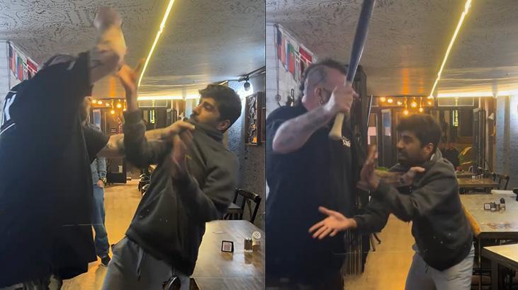 Beyoğlu’nda çalışanını beyzbol sopasıyla darbeden sosyal medya fenomeni gözaltına alındı