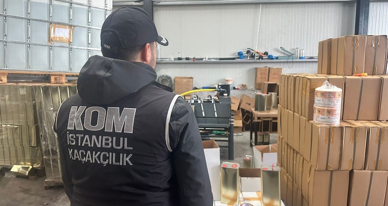 İstanbul’da kaçak alkol operasyonu
