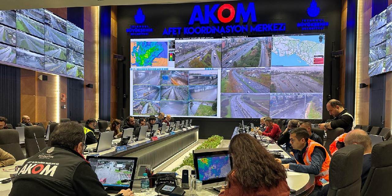 Aşırı yağışlar için AKOM’da kriz masası kuruldu